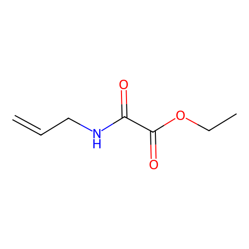 Acetic acid, 2-oxo-2-(2-propen-1-ylamino)-, ethyl ester structure