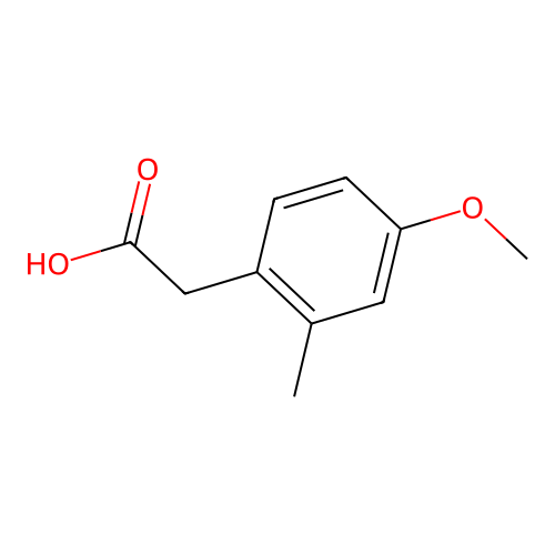 2-(4-Methoxy-2-methylphenyl)acetic acid structure