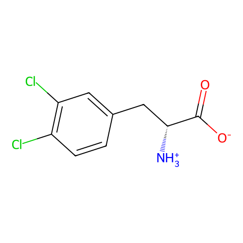 3,4-Dichloro-D-Phenylalanine structure