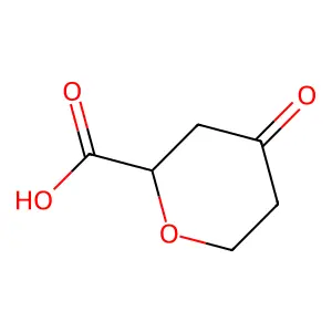 4-Oxooxane-2-carboxylic acid structure