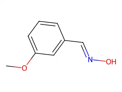N-[(3-methoxyphenyl)methylidene]hydroxylamine structure