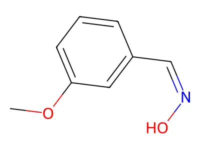 m-Methoxybenzaldoxime structure