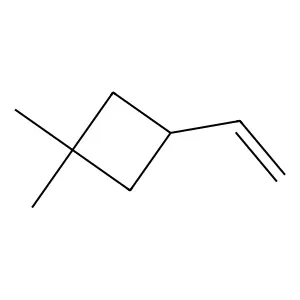 Cyclobutane, 3-ethenyl-1,1-dimethyl- structure