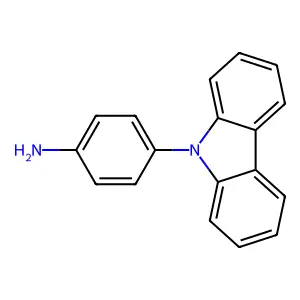 4-(9H-Carbazol-9-yl)aniline structure