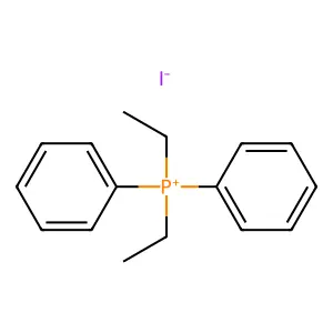 Phosphonium, diethyldiphenyl-, iodide structure