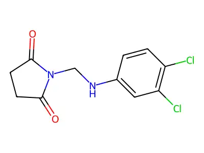 1-[(3,4-Dichloro-phenylamino)-methyl]-pyrrolidine-2,5-dione structure