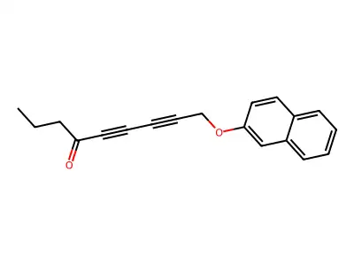 5,7-Nonadiyn-4-one, 9-(2-naphthalenyloxy)- structure