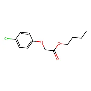 Butyl (4-chlorophenoxy)acetate structure