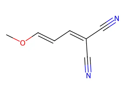 Propanedinitrile, 2-(3-methoxy-2-propen-1-ylidene)- structure