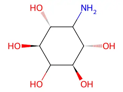 1-Amino-1-deoxy-scyllo-inositol structure