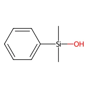 Silanol, 1,1-dimethyl-1-phenyl- structure