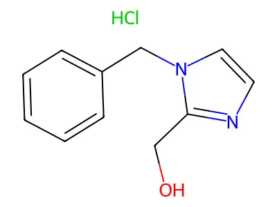 (1-benzyl-1H-imidazol-2-yl)methanol structure