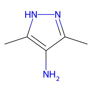 Pyrazole, 4-amino-3,5-dimethyl- structure