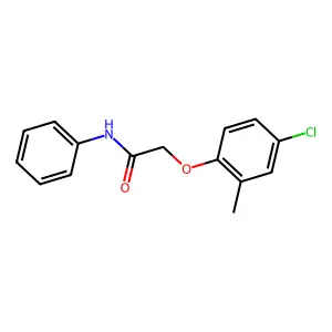 Acetamide, 2-(4-chloro-2-methylphenoxy)-N-phenyl- structure