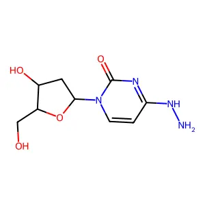N(4)-Amino-2'-deoxycytidine structure