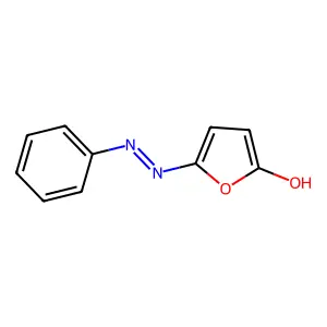 (Z)-5-(2-phenylhydrazono)furan-2(5H)-one structure