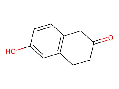 6-Hydroxy-2-tetralone structure