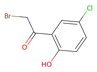 2-Bromo-5'-chloro-2'-hydroxyacetophenone structure