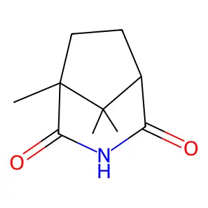 d(+)-kampharimide structure