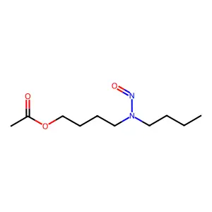 4-[Butyl(nitroso)amino]butyl acetate structure