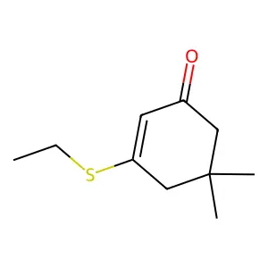 3-Ethylthio-5,5-dimethyl-cyclohex-2-enone structure