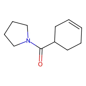 Cyclohex-3-en-1-yl(pyrrolidin-1-yl)methanone structure