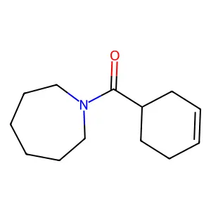 Azepan-1-yl(cyclohex-3-en-1-yl)methanone structure