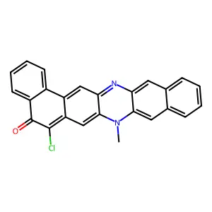 6-Chloro-8-methylbenzo[b]naphtho[1,2-i]phenazin-5(8H)-one structure