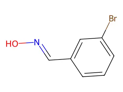 N-((3-bromophenyl)methylidene)hydroxylamine structure