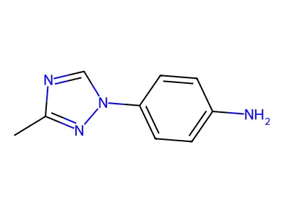 1-(4-Aminobenzyl)-1,2,4-triazole structure