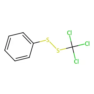 苯基三氯甲基二硫化物 structure