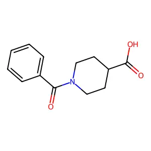 1-Benzoylpiperidine-4-carboxylic acid structure