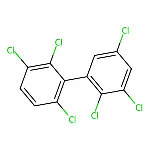 2,2',3,3',5,6'-Hexachlorobiphenyl structure