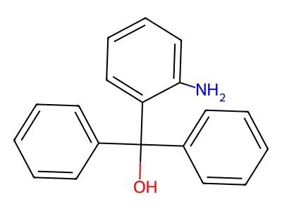 (2-Aminophenyl)(diphenyl)methanol structure