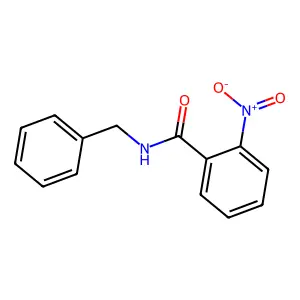 N-benzyl-2-nitrobenzamide structure