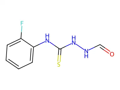 Hydrazinecarbothioamide, N-(2-fluorophenyl)-2-formyl- structure