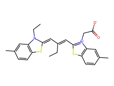 PBCMRBOXYMETHYLMETHYLBENZOTHIAZOLYLIDENE- structure