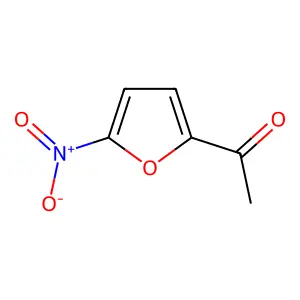 2-Acetyl-5-nitrofuran structure