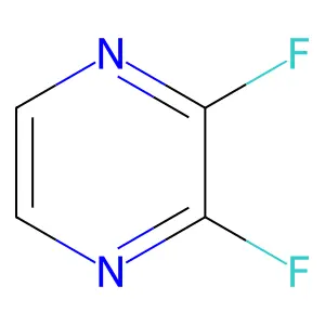 Pyrazine, 2,3-difluoro- structure