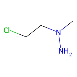 N-Methyl-N-chloroethylhydrazine structure