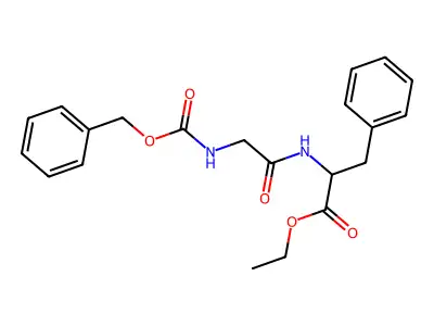 Ethyl N-[(benzyloxy)carbonyl]glycylphenylalaninate structure