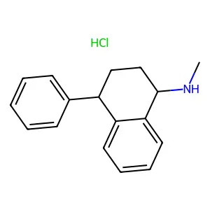 Tametraline Hydrochloride structure