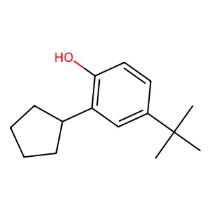 4-tert-Butyl-2-cyclopentylphenol structure