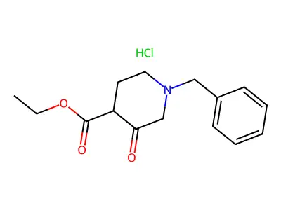 Ethyl 3-oxo-1-(phenylmethyl)-4-piperidinecarboxylate structure