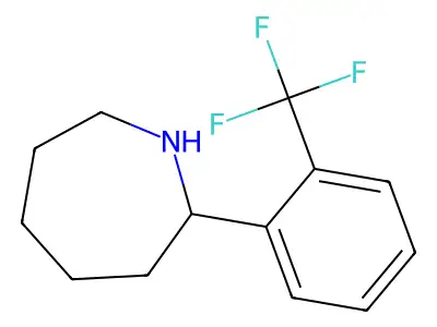 2-[2-(Trifluoromethyl)phenyl]azepane structure