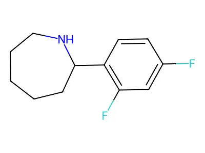 2-(2,4-Difluorophenyl)azepane structure