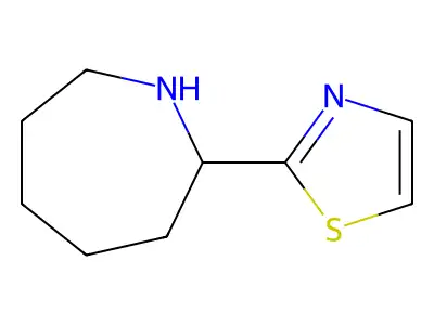 2-(1,3-Thiazol-2-yl)azepane structure