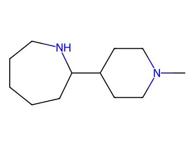 2-(1-Methylpiperidin-4-yl)azepane structure