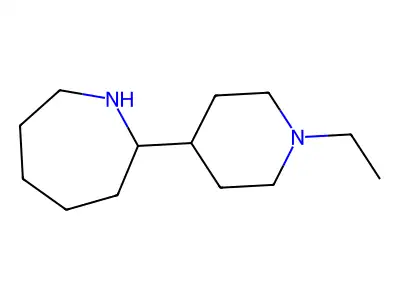 2-(1-Ethylpiperidin-4-yl)azepane structure