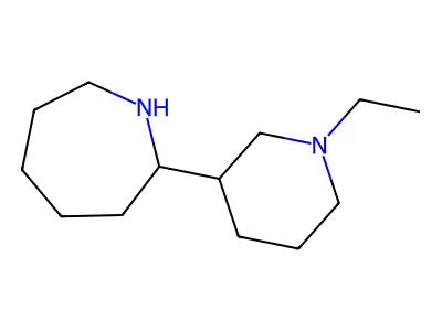 2-(1-Ethylpiperidin-3-yl)azepane structure